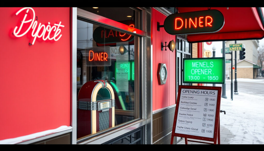 Rock n Roll Diner – Oceano, Kokkola, ruokalista ja aukioloajat